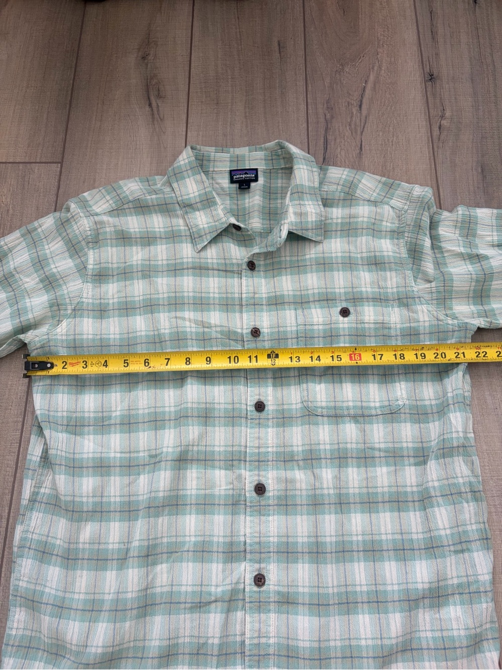 Patagonia Button Up shirt sz L - Picture 4 of 5